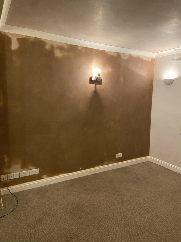 Living room Plastering by Quality Plastering Services QPS - Warboys