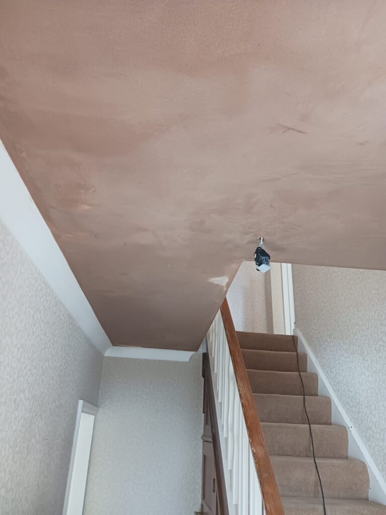 Hall and Landing Plastering by Quality Plastering Services QPS - Warboys
